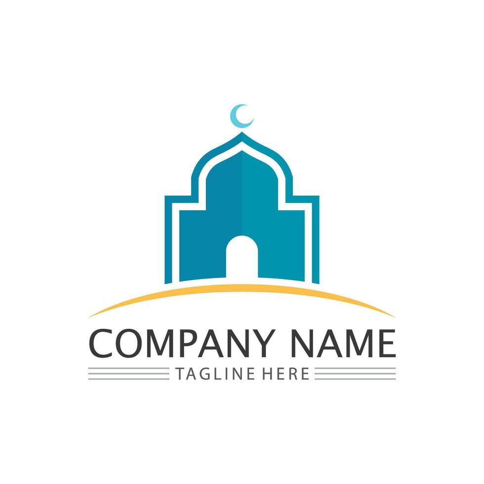 islamique icône et ramadhan logo conception vecteur graphique signe