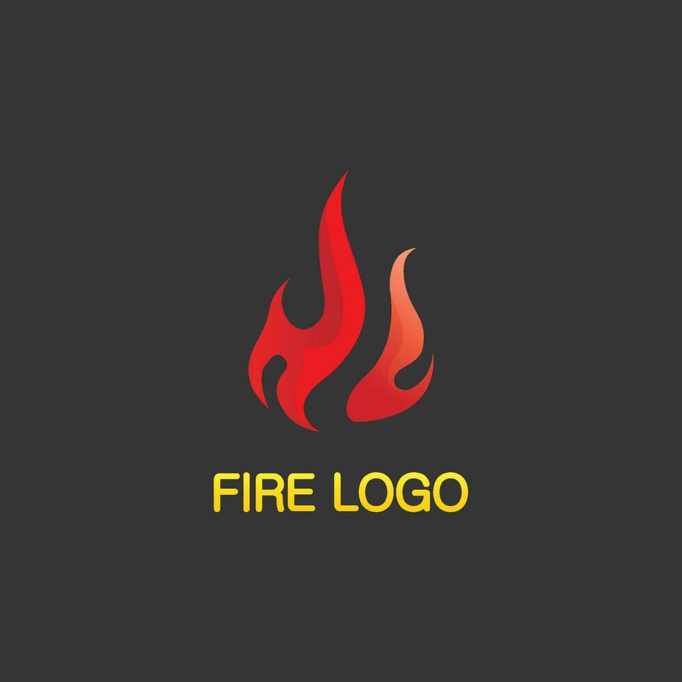 logo et icône de feu, énergie de conception d'illustration de flamme de vecteur d'élément enflammé chaud, chaud, avertissement, signe de cuisson, logo, icône, lumière, chaleur de puissance