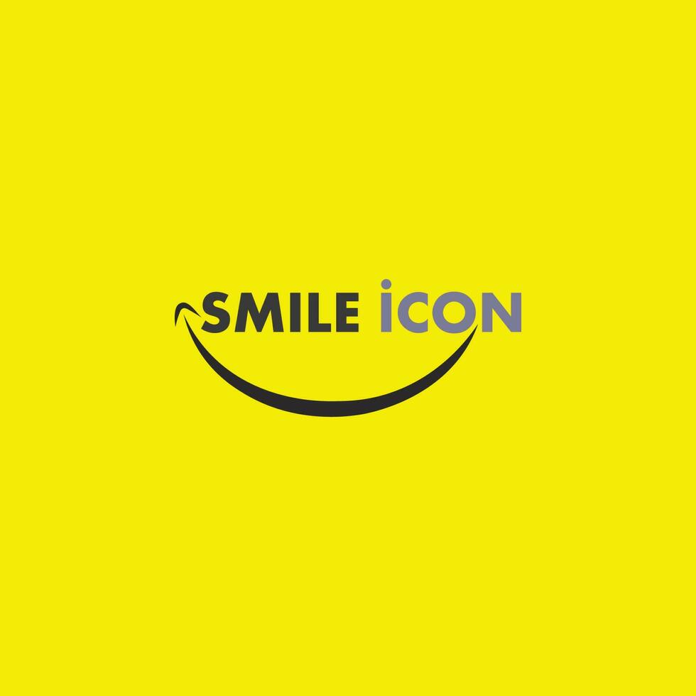 icône de sourire, sourire, conception de vecteur de logo entreprise d'émoticône heureuse, conception drôle et bonheur d'emoji de vecteur