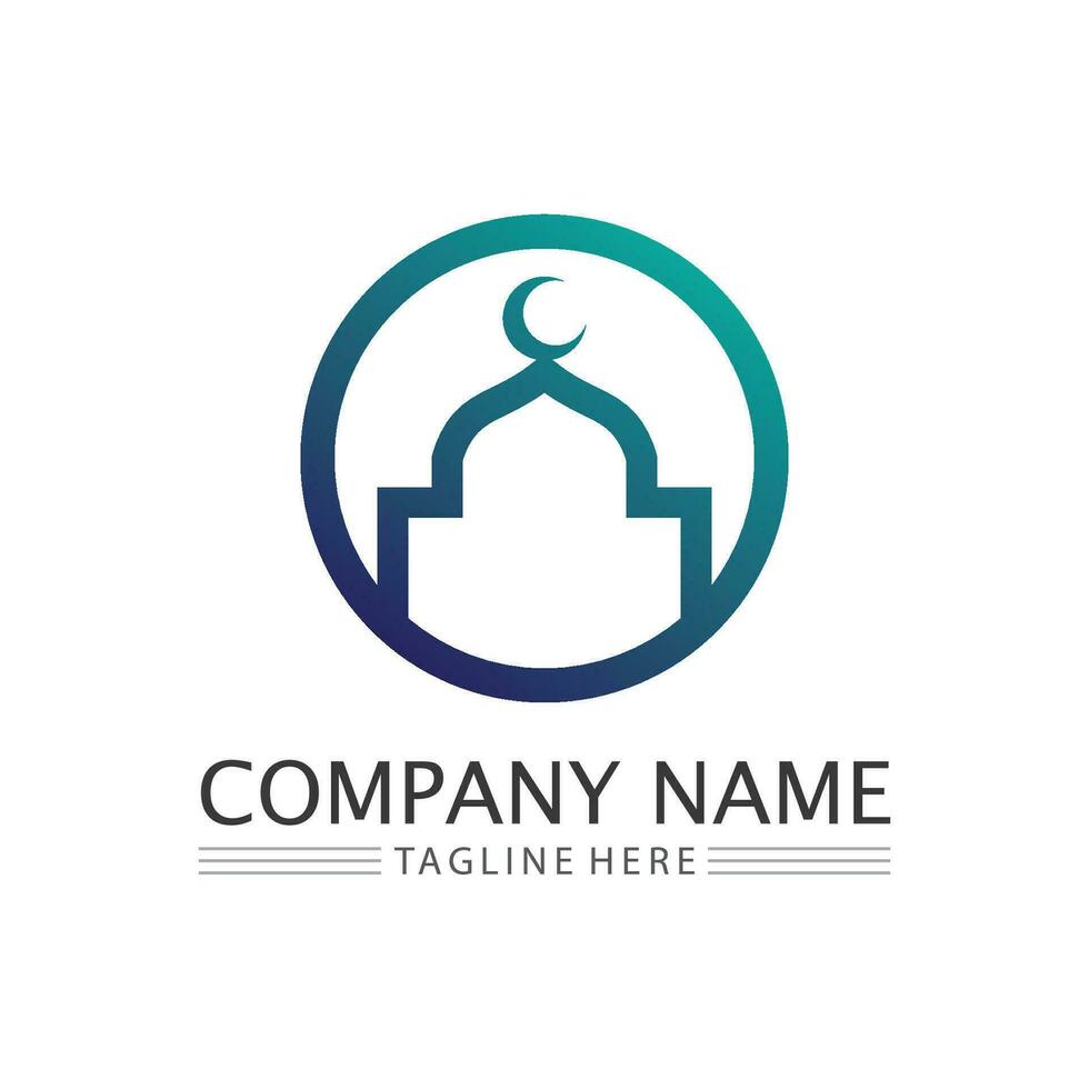 islamique icône et ramadhan logo conception vecteur graphique signe