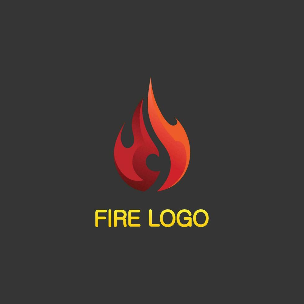 logo et icône de feu, énergie de conception d'illustration de flamme de vecteur d'élément enflammé chaud, chaud, avertissement, signe de cuisson, logo, icône, lumière, chaleur de puissance