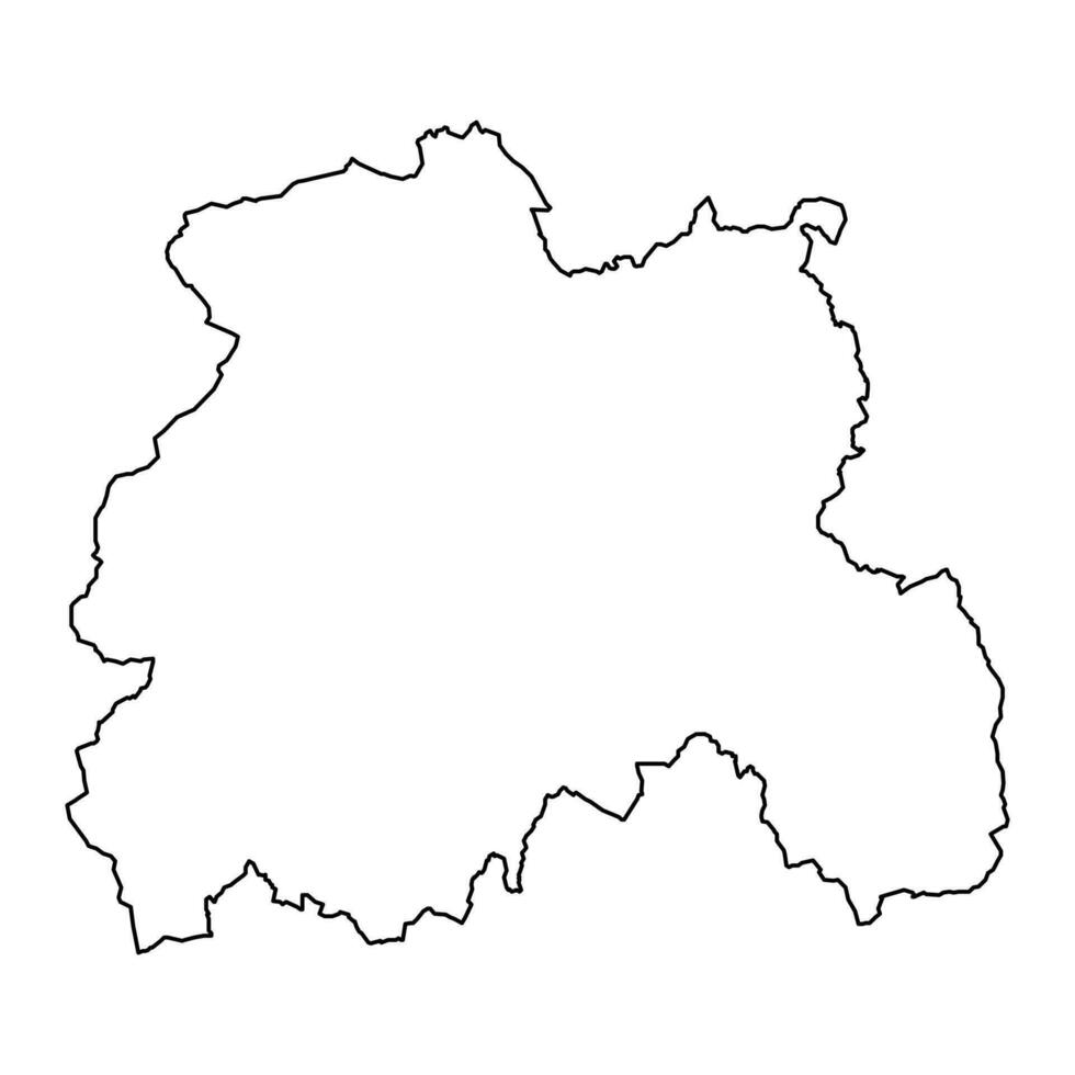 comté laois carte, administratif comtés de Irlande. vecteur illustration.