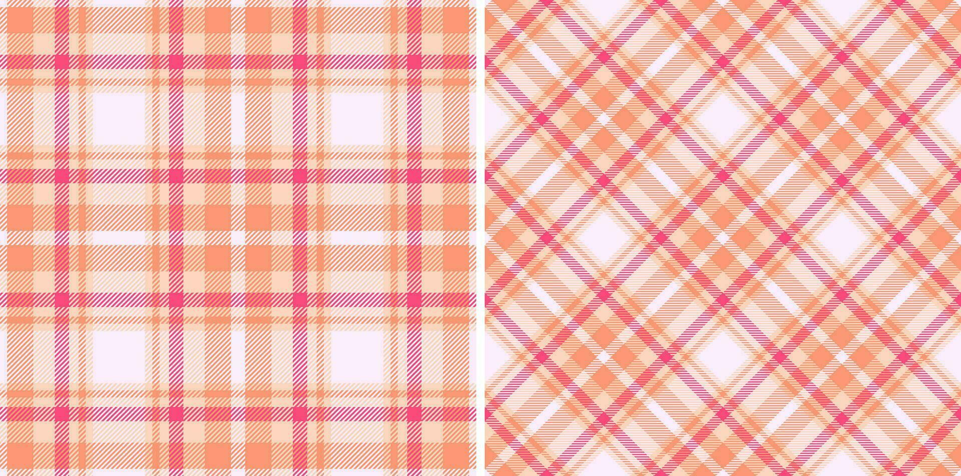 textile plaid en tissu de tartan modèle texture avec une vérifier vecteur sans couture Contexte.