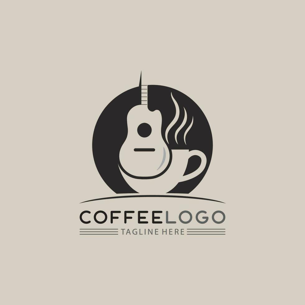 modèle de logo de tasse à café vecteur