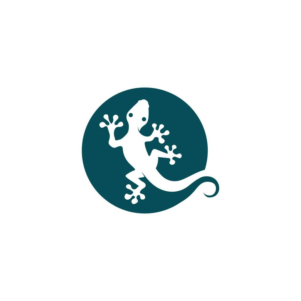 vecteur animal lézard salamandre gecko crocodile et reptiles logo de conception