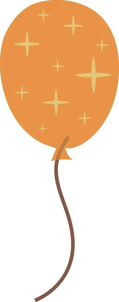 ballon fête joie mignonne plat illustration vecteur