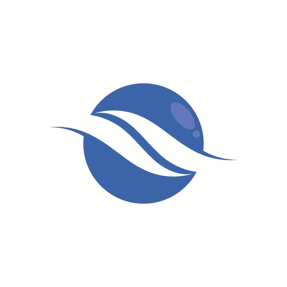 vagues de plage vector logo et symboles app icônes modèle