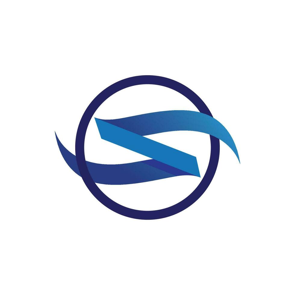 icônes de modèle de logo et de symboles de plage bleue vecteur