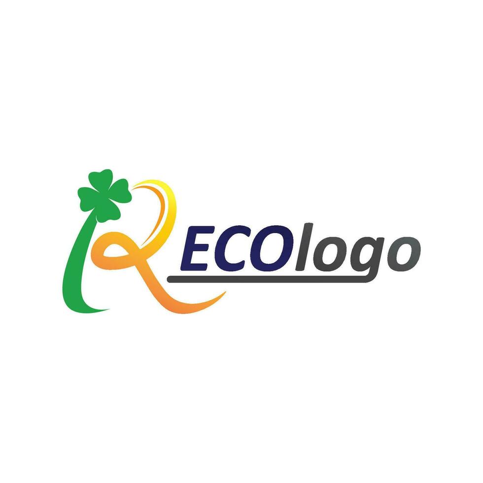 logos de l'écologie des feuilles d'arbre vert vecteur