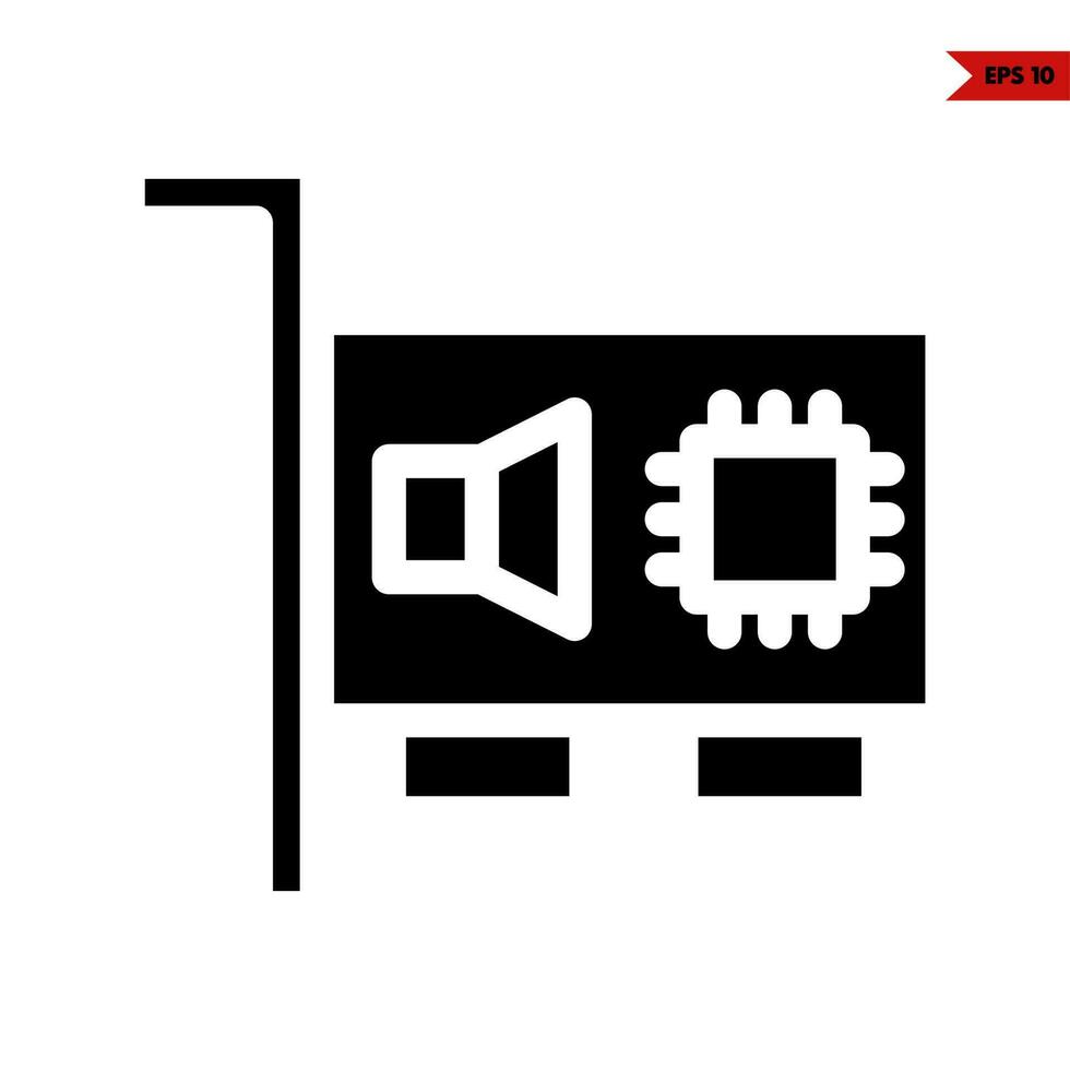 icône de glyphe de machine vecteur
