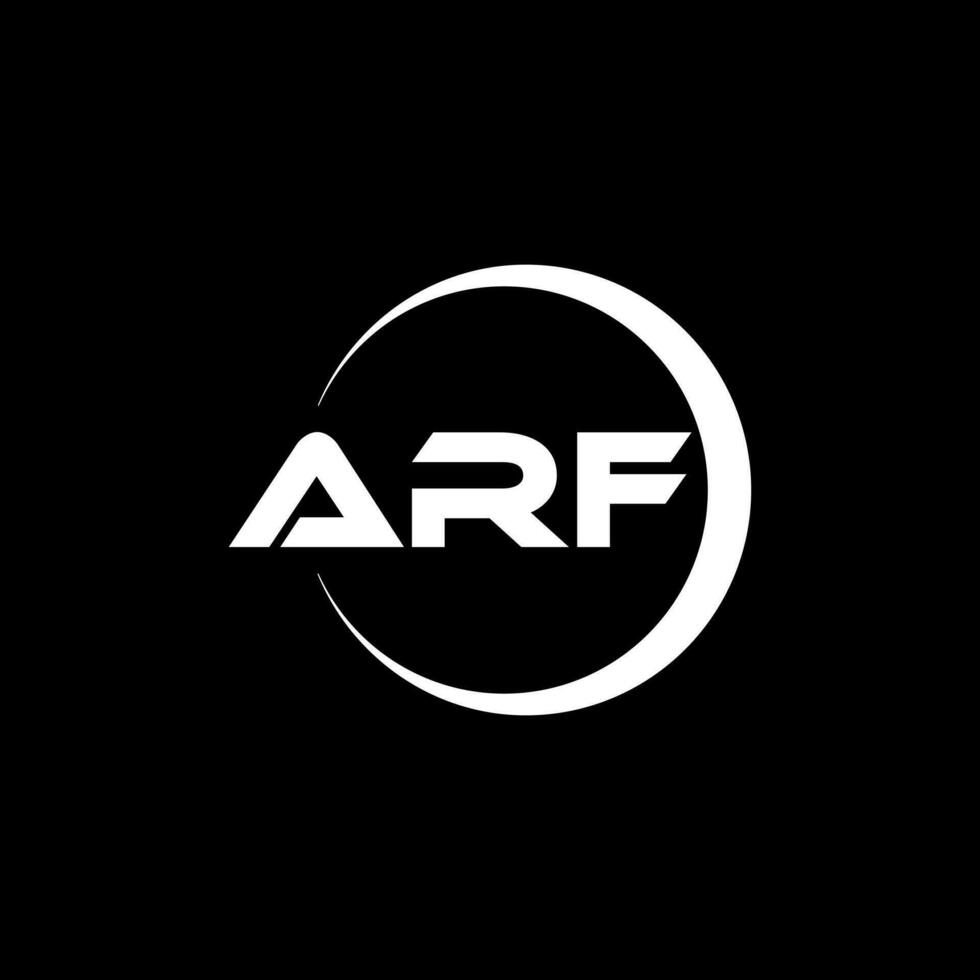 arf lettre logo conception dans illustration. vecteur logo, calligraphie dessins pour logo, affiche, invitation, etc.