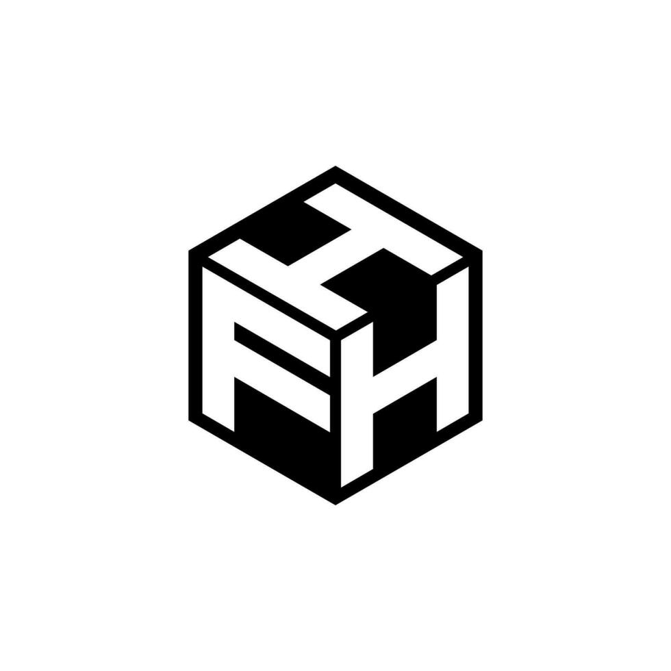 fhh lettre logo conception dans illustration. vecteur logo, calligraphie dessins pour logo, affiche, invitation, etc.