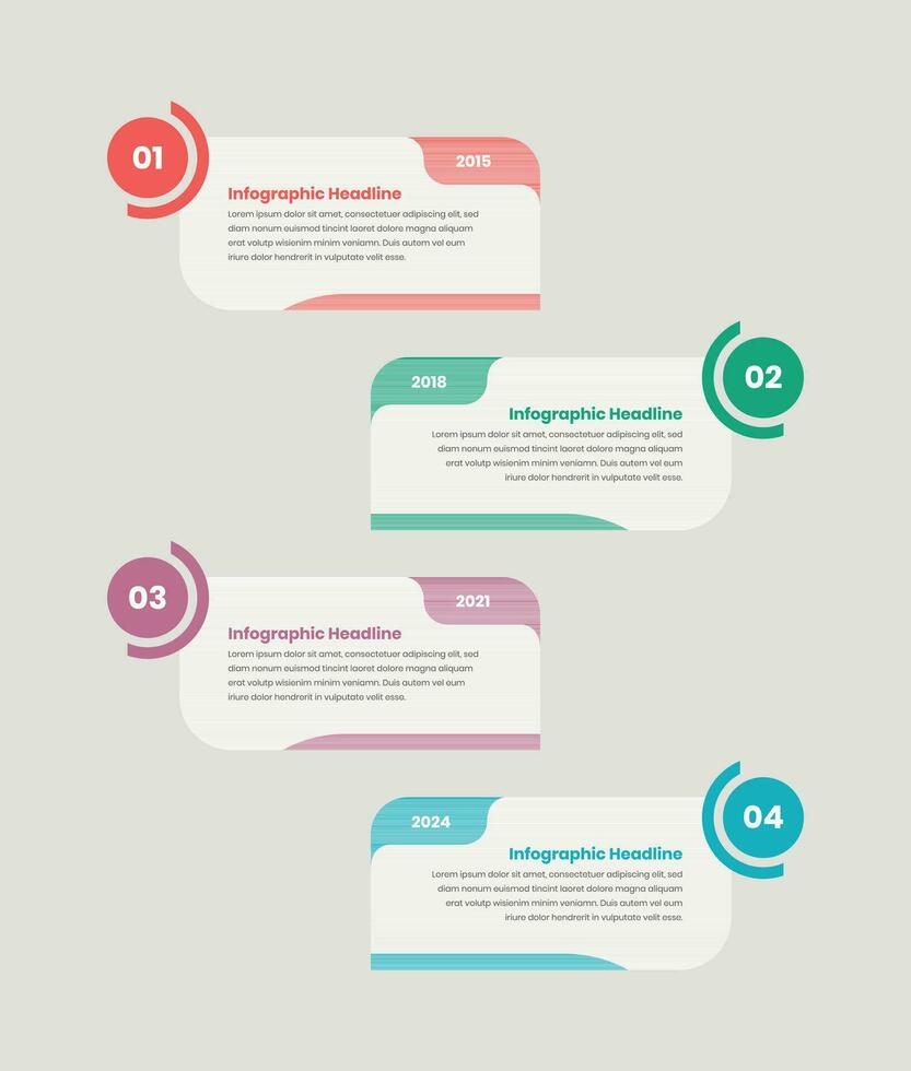 minimaliste affaires Les données présentation infographie chronologie disposition vecteur