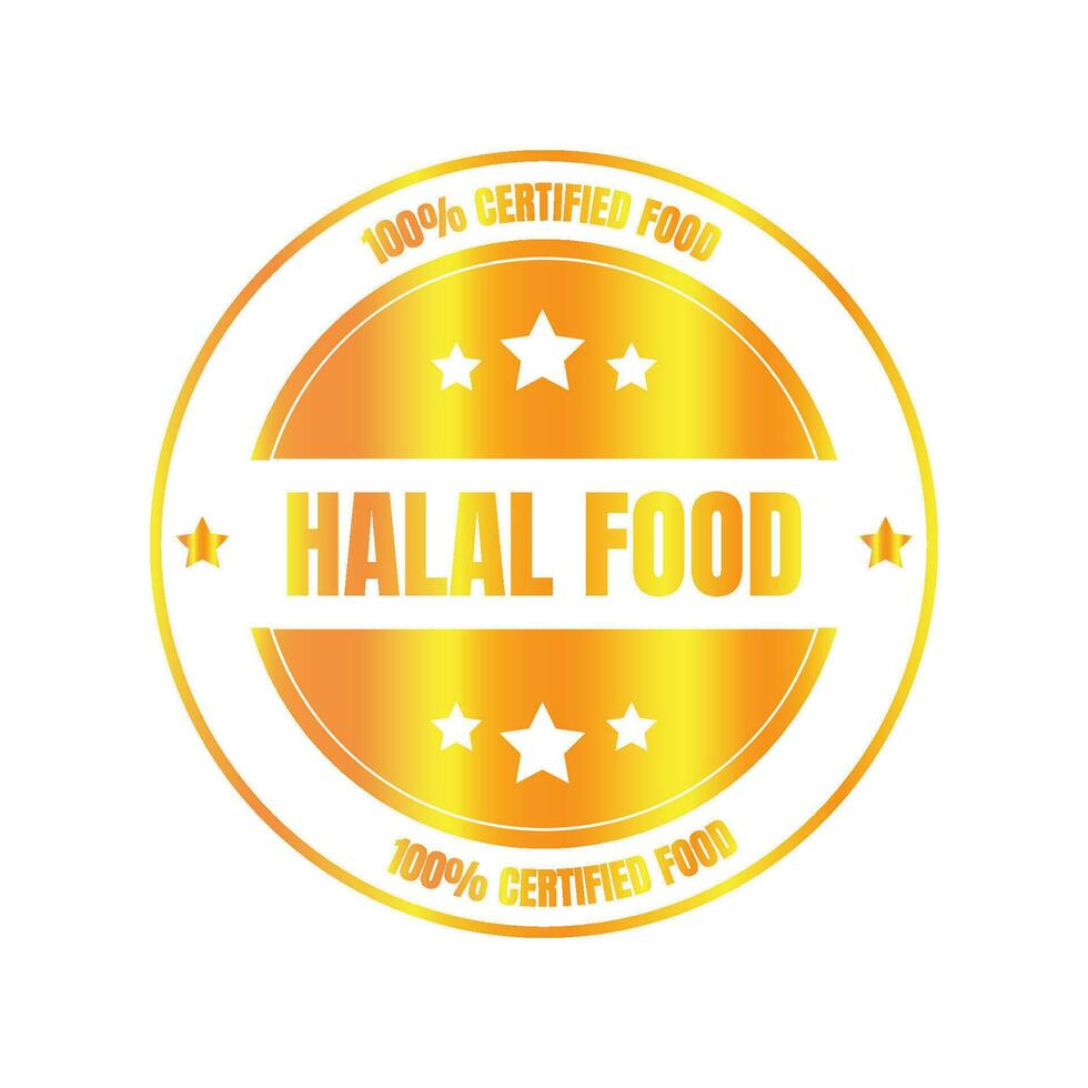 halal agréé badge, halal nourriture agréé ruban badge, halal produit certification timbre vecteur