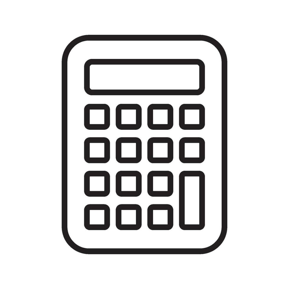 calculatrice icône illustration vectorielle vecteur