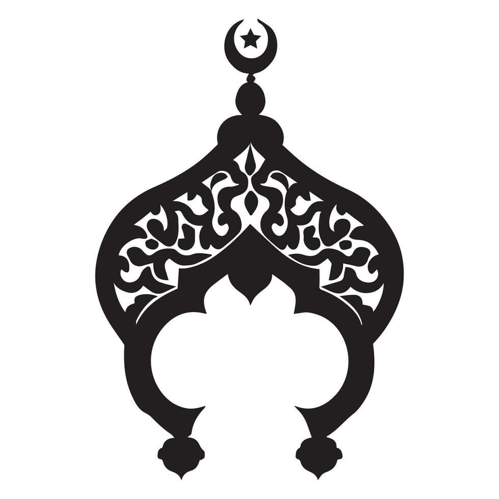 islamique vecteur ornement vecteur illustration, islamique silhouette