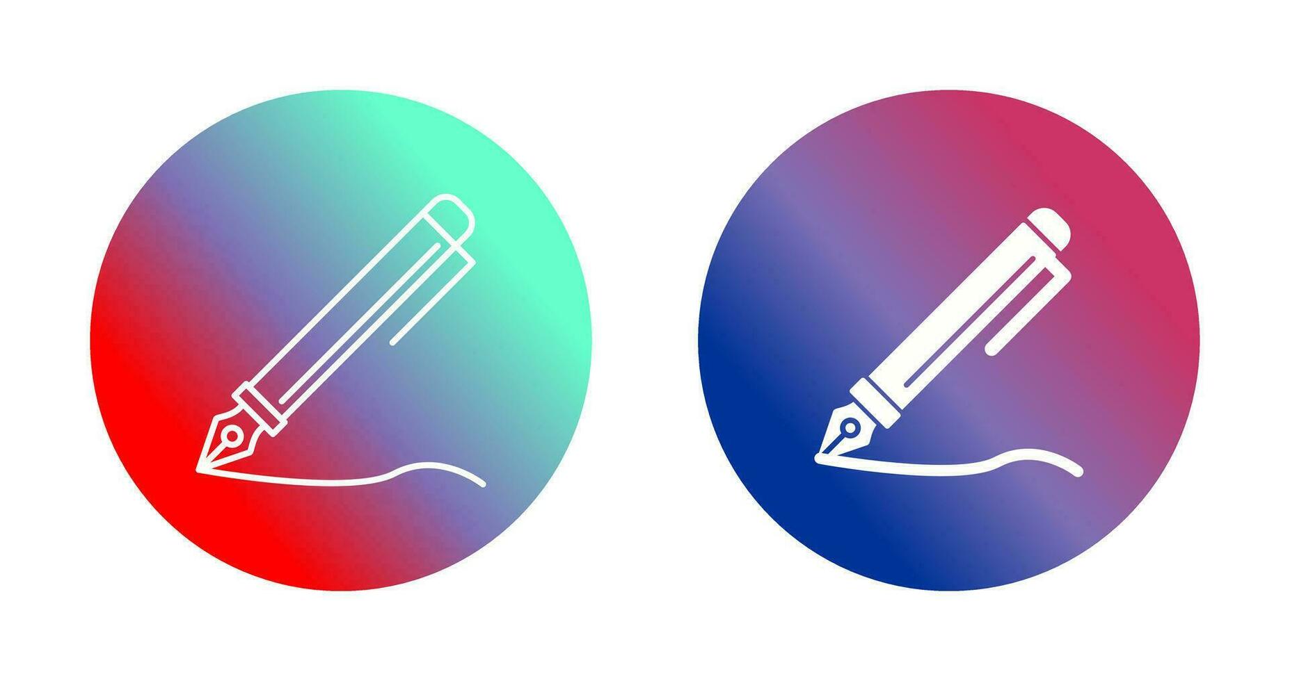 icône de vecteur de stylo