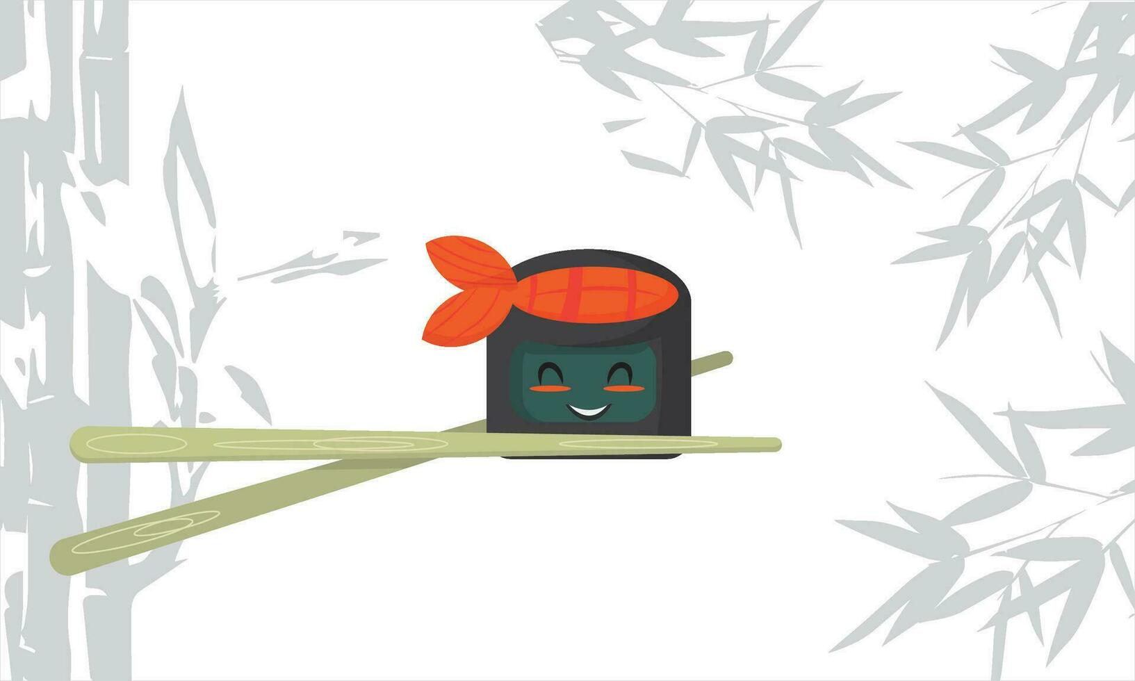 Sushi nourriture, vecteur illustration