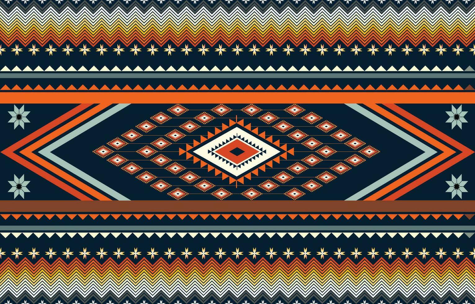 le géométrique ethnique modèle de traditionnel style. navajo, Amérique Indien motifs. conception pour arrière-plan, fond d'écran, vêtements, emballage, batique, tissu, et impressions. vecteur illustration.