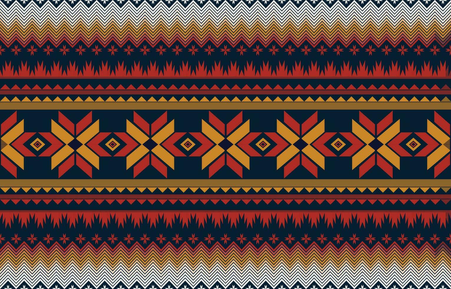le géométrique ethnique modèle de traditionnel style. navajo, Amérique Indien motifs. conception pour arrière-plan, fond d'écran, vêtements, emballage, batique, tissu, et impressions. vecteur illustration.
