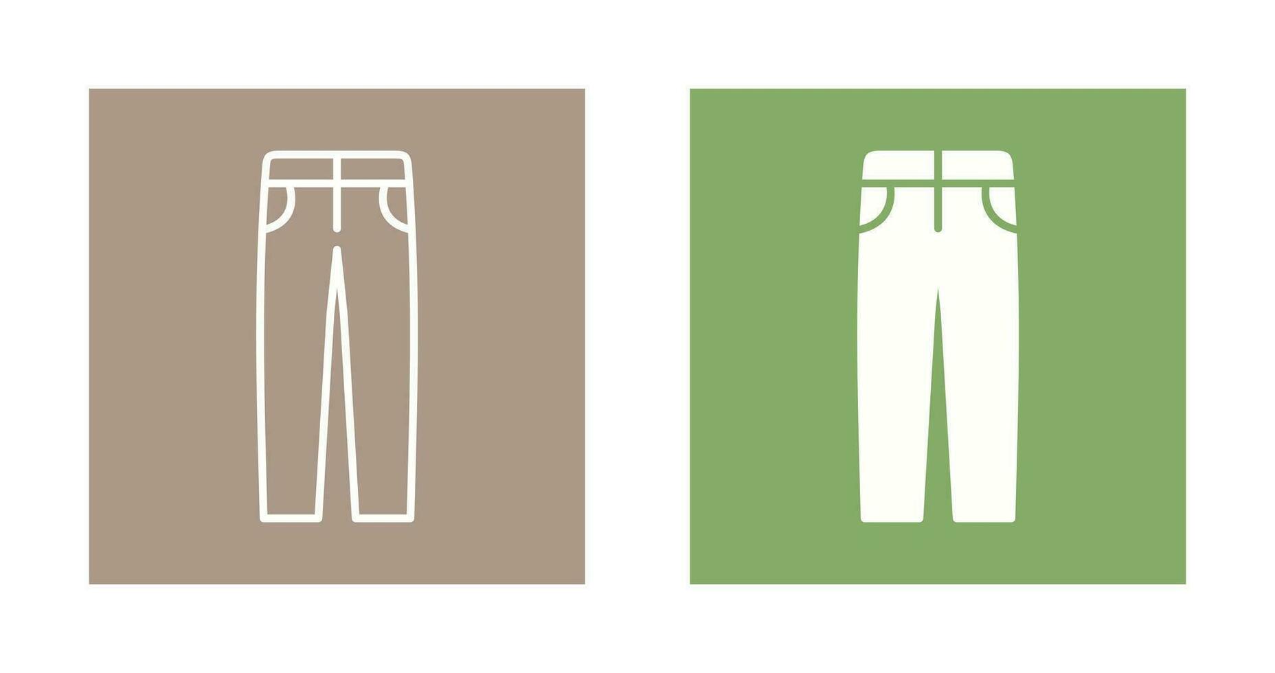 icône de vecteur de pantalons pour hommes