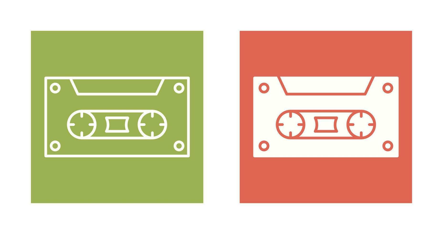 icône de vecteur de cassette