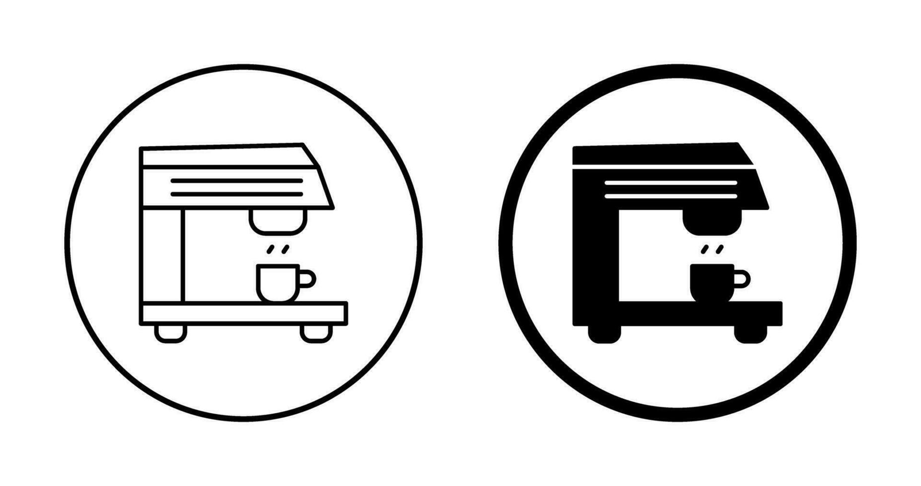 icône de vecteur de machine à café