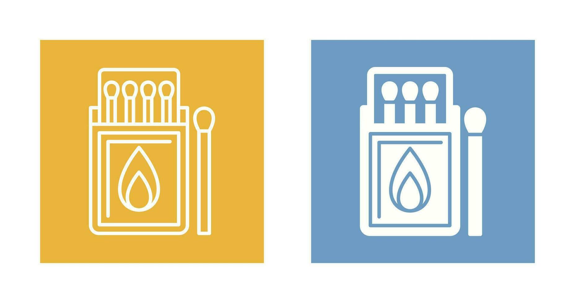 icône de vecteur de boîte d'allumettes