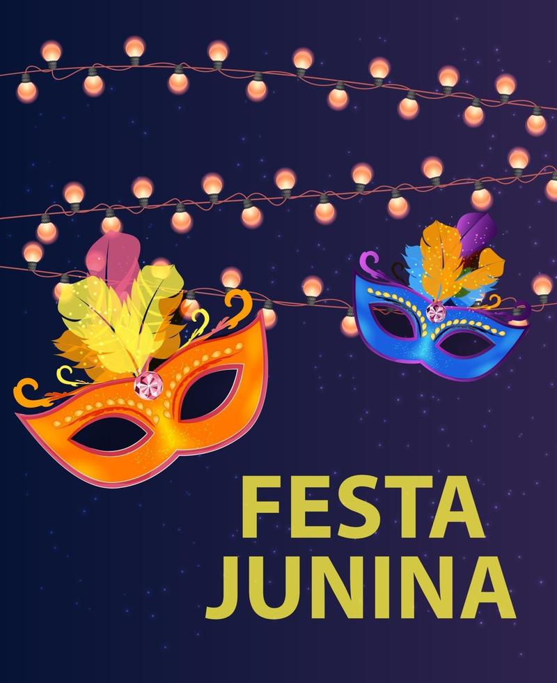 festa junina vacances fond traditionnel brésil juin fête du festival vecteur
