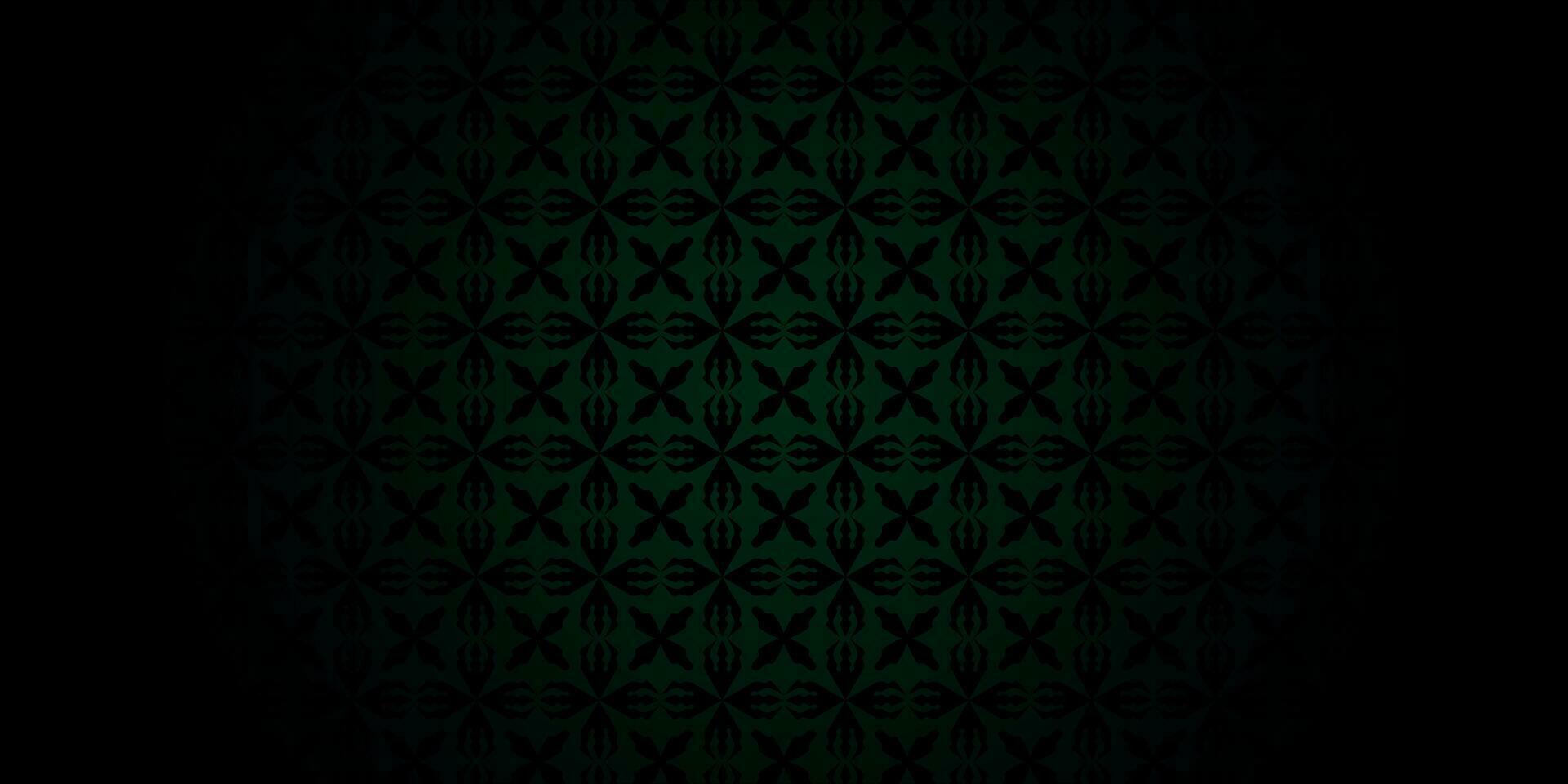 arabe motif vert Contexte vecteur