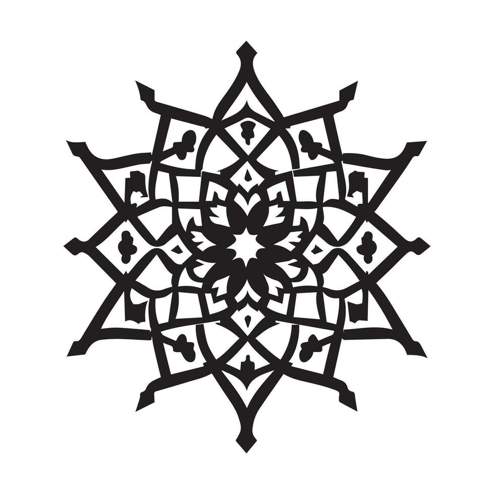 islamique ornement vecteur conception illustration, islamique floral vecteur