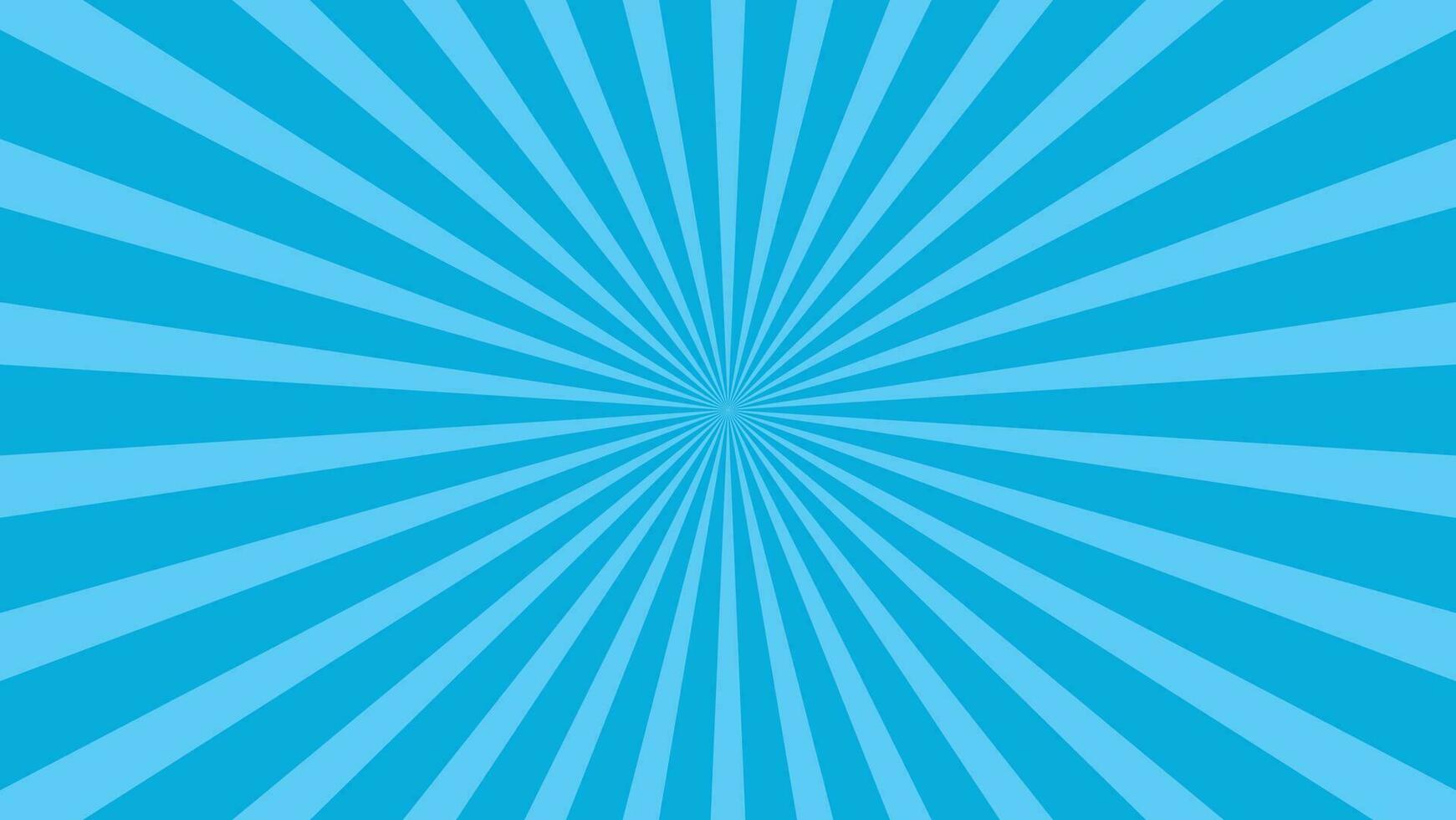 fond de motif abstrait sunburst bleu pour élément de conception graphique moderne. dessin animé de rayon brillant avec coloré pour le fond d'écran de bannière de site Web et la décoration de carte d'affiche vecteur