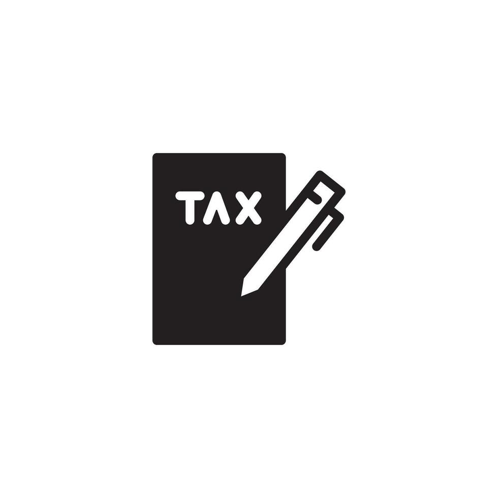 impôt accord vecteur icône