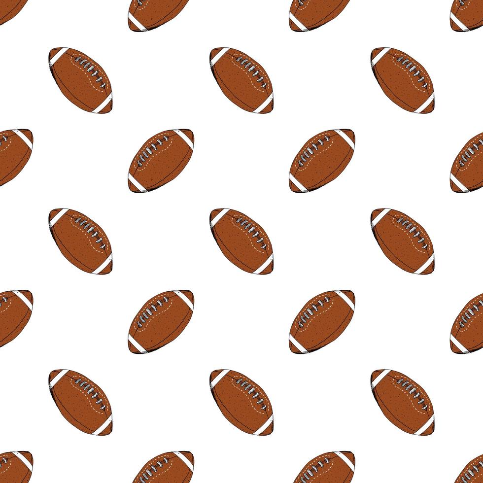 illustration vectorielle de football rugby balle vecteur