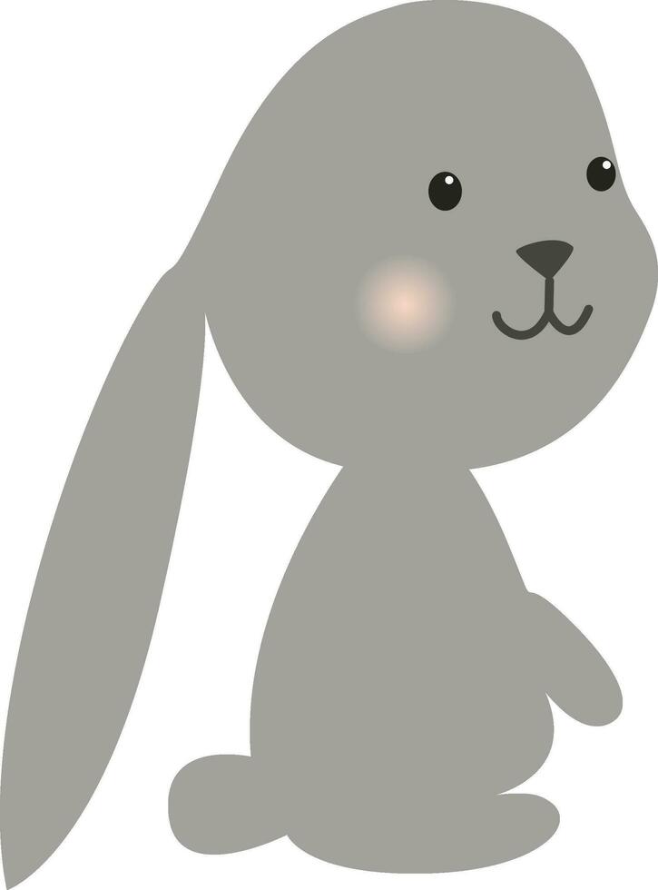 illustration de lapin mignon vecteur