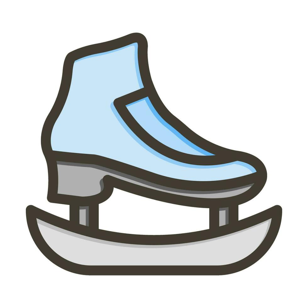 conception d'icône de patin à glace vecteur