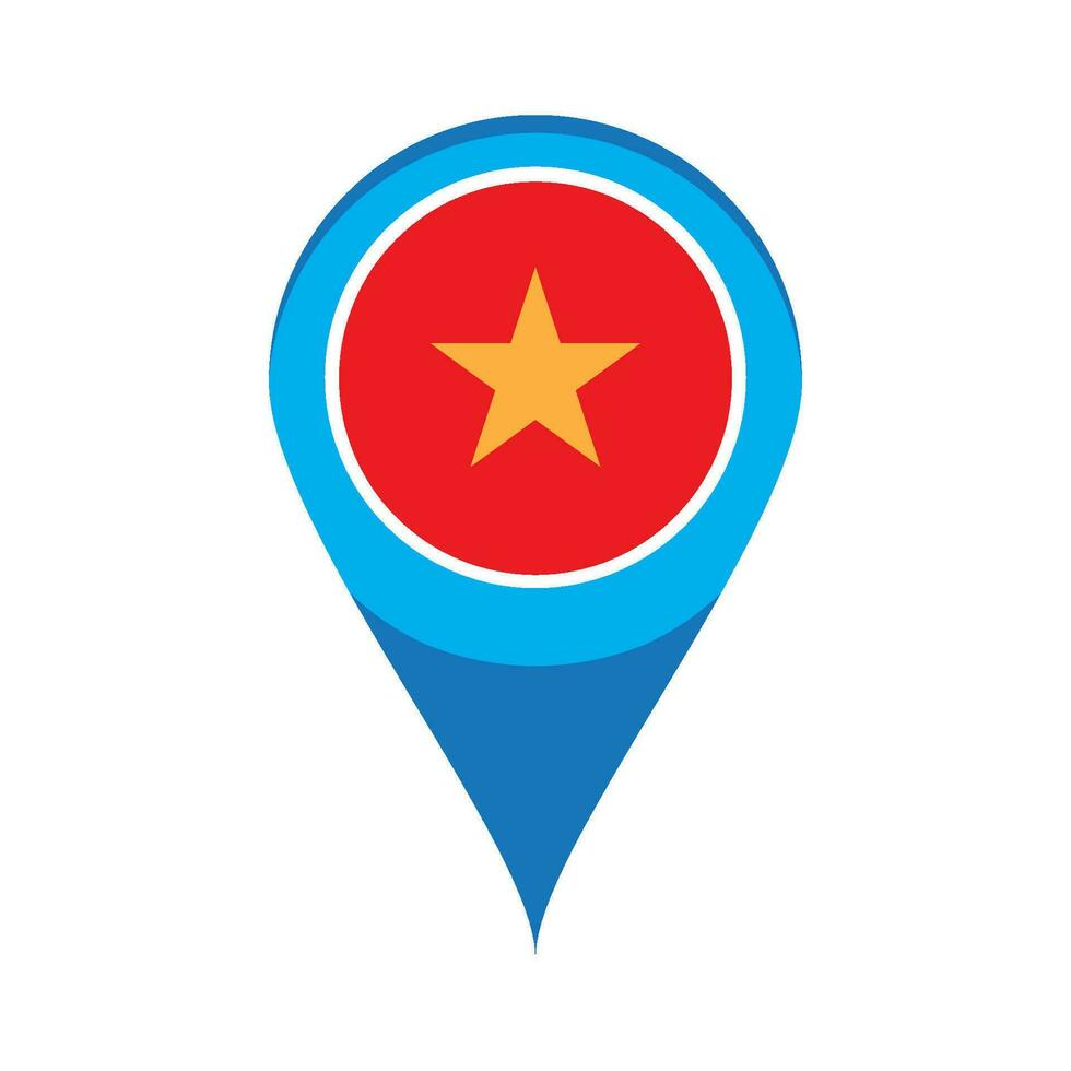 vietnam emplacement icône vecteur