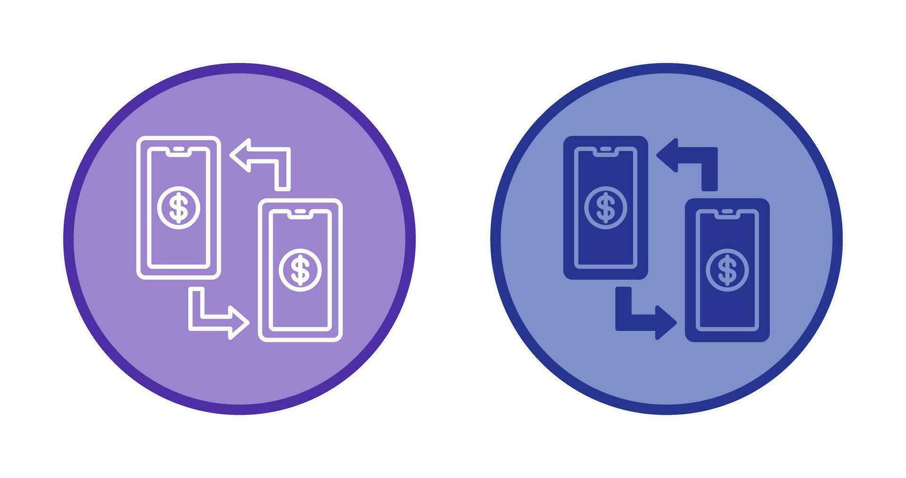 icône de vecteur de transaction