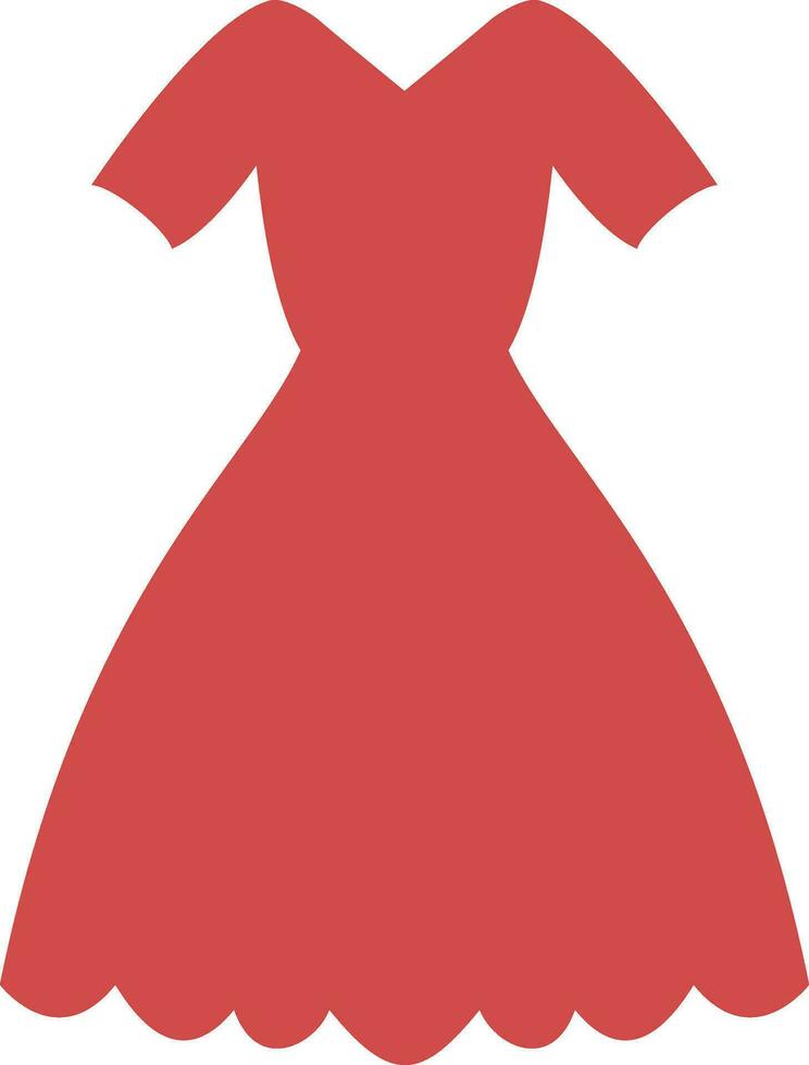 plat illustration de robe. vecteur