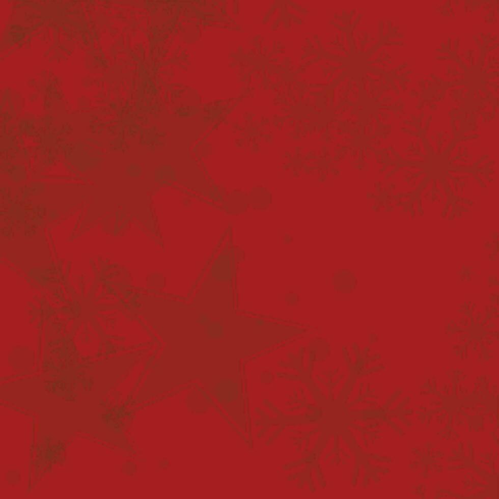 rouge Contexte décoré avec étoiles et flocon de neige. vecteur