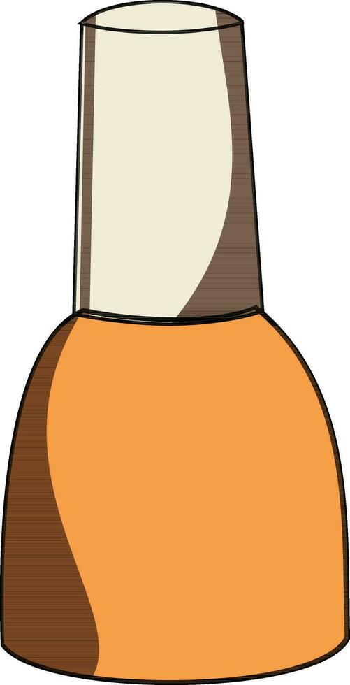 illustration de clou polonais bouteille. vecteur