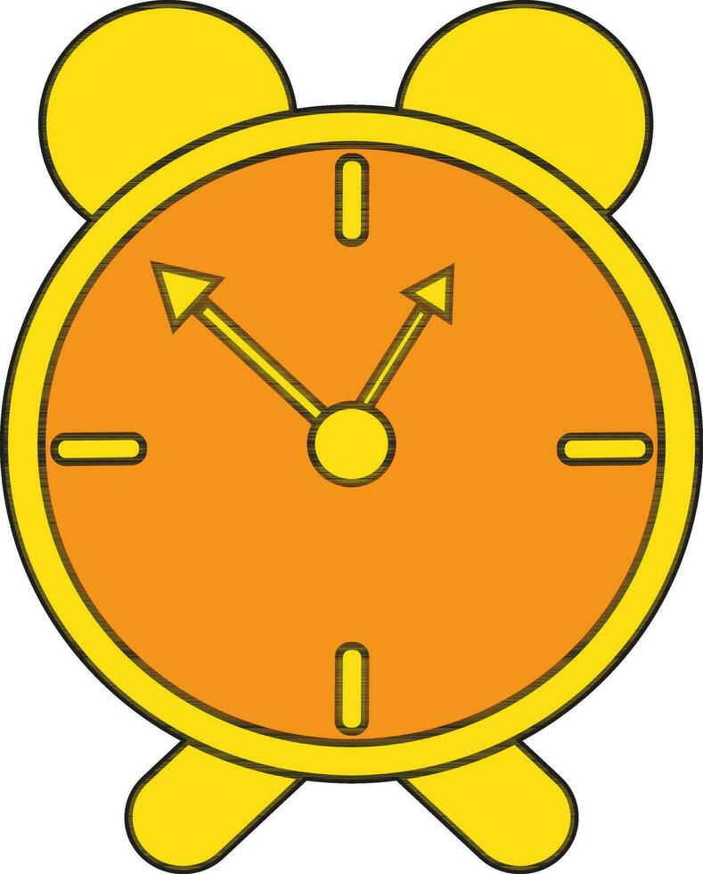 alarme l'horloge symbole pour éducation concept. vecteur