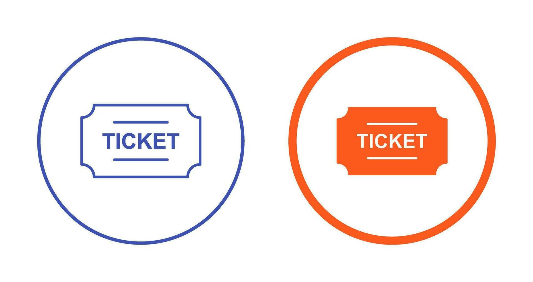 icône de vecteur de billets