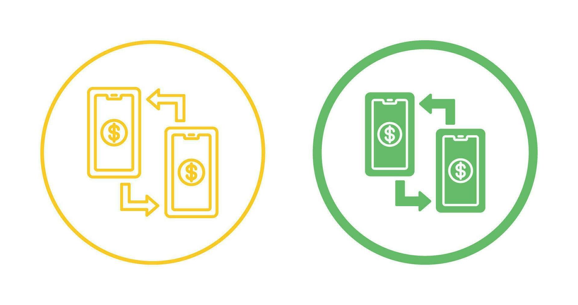 icône de vecteur de transaction