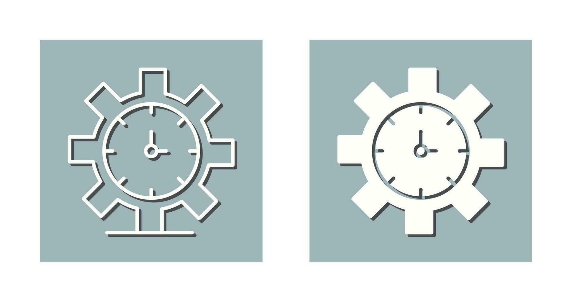 icône de vecteur de gestion du temps