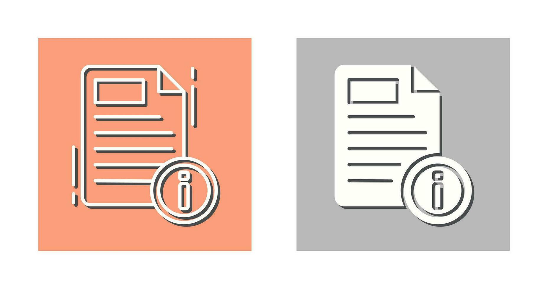 icône de vecteur de document