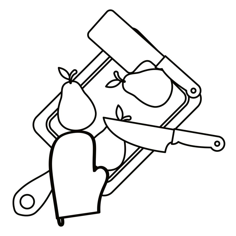 conception de vecteur de poire isolé