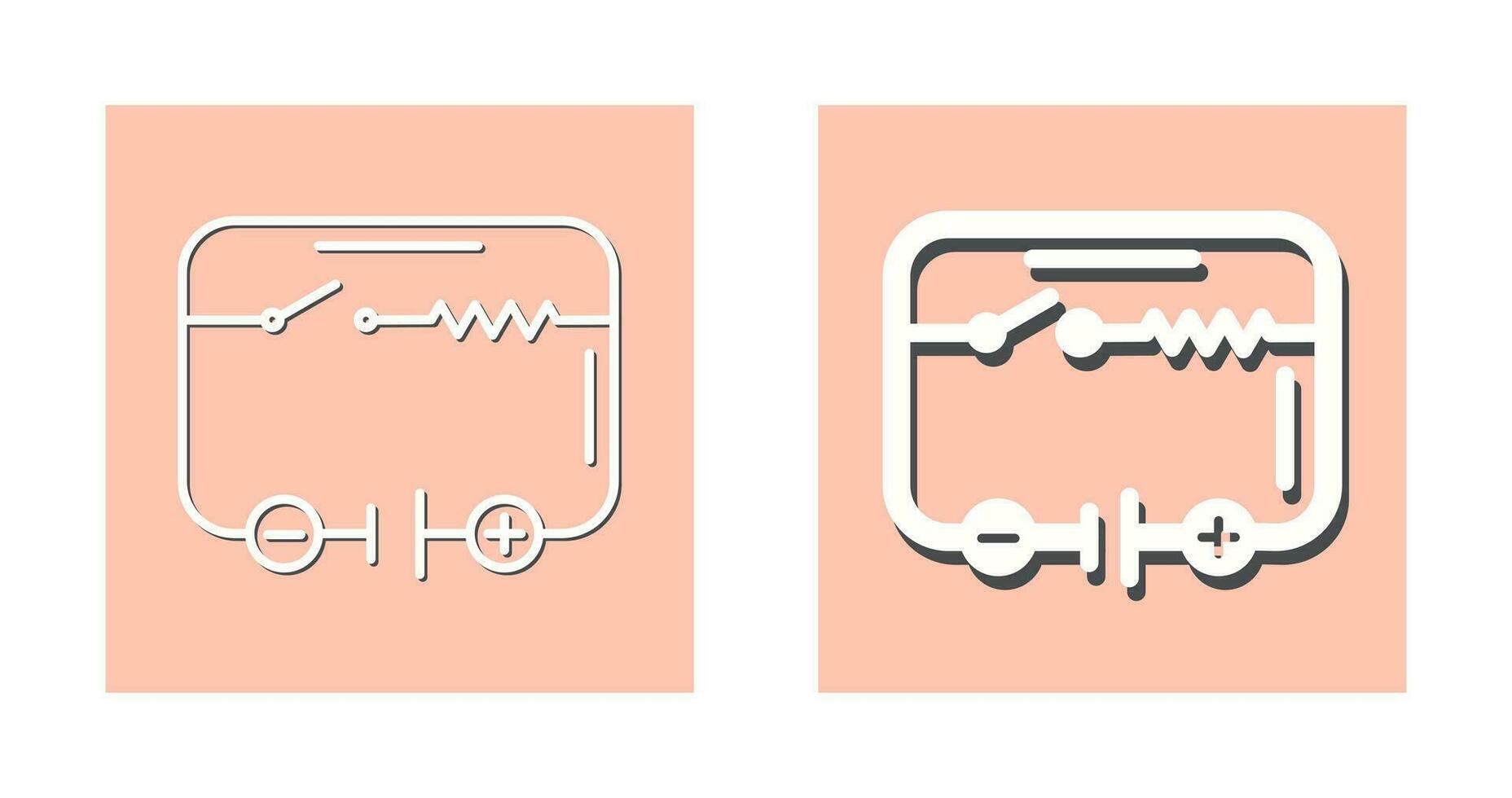 icône de vecteur de circuit électrique