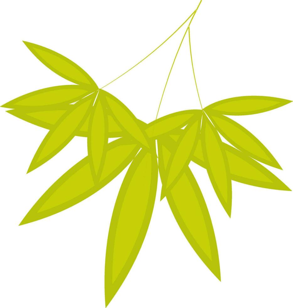 illustration de feuilles. vecteur