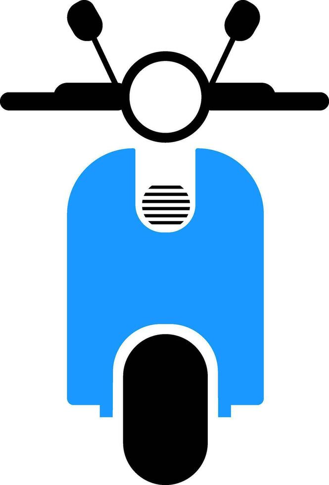 vecteur plat illustration de une scooter.